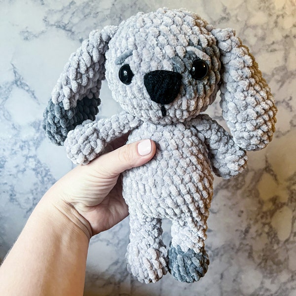 PDF- Puppy Crochet pattern, puppy pattern, crochet puppy, no sew pattern, parfait chunky, crochet, pattern, crochet dog, crochet pattern