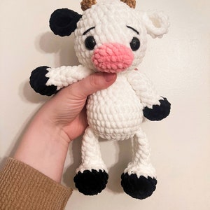Crochet Cow Pattern- Amigurumi cow, crochet cow, cow pattern
