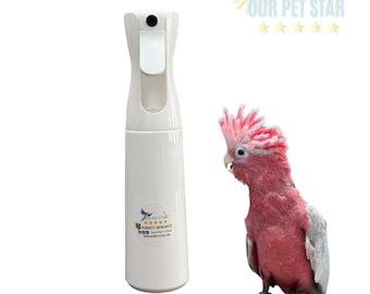 botella de ducha para loros, niebla, para loros