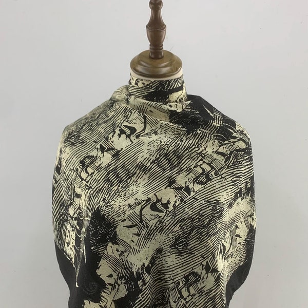 Vintage Givenchy Authentic Silk Scarf Babushka Square Scarf Head Scarf Head Wrap Accessories Hijabs