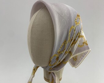 Vintage CELINE 90s Cotton Large Handkerchief 22 X 21.5