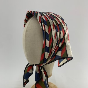 Vintage Authentic Roberta d Camerino Handkerchief Bandana Pocket Squares Neckerchief Headband Head Wrap Accessories Scarves Head Scarf