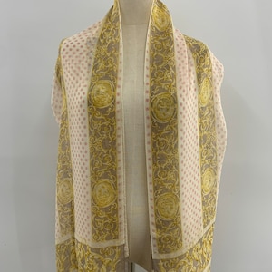 Vintage Luciano Soprani Silk Scarf, Vintage Luciano Soprani Shawl, Vintage Luciano Soprani Scarf, Vintage Luciano Soprani Wrap