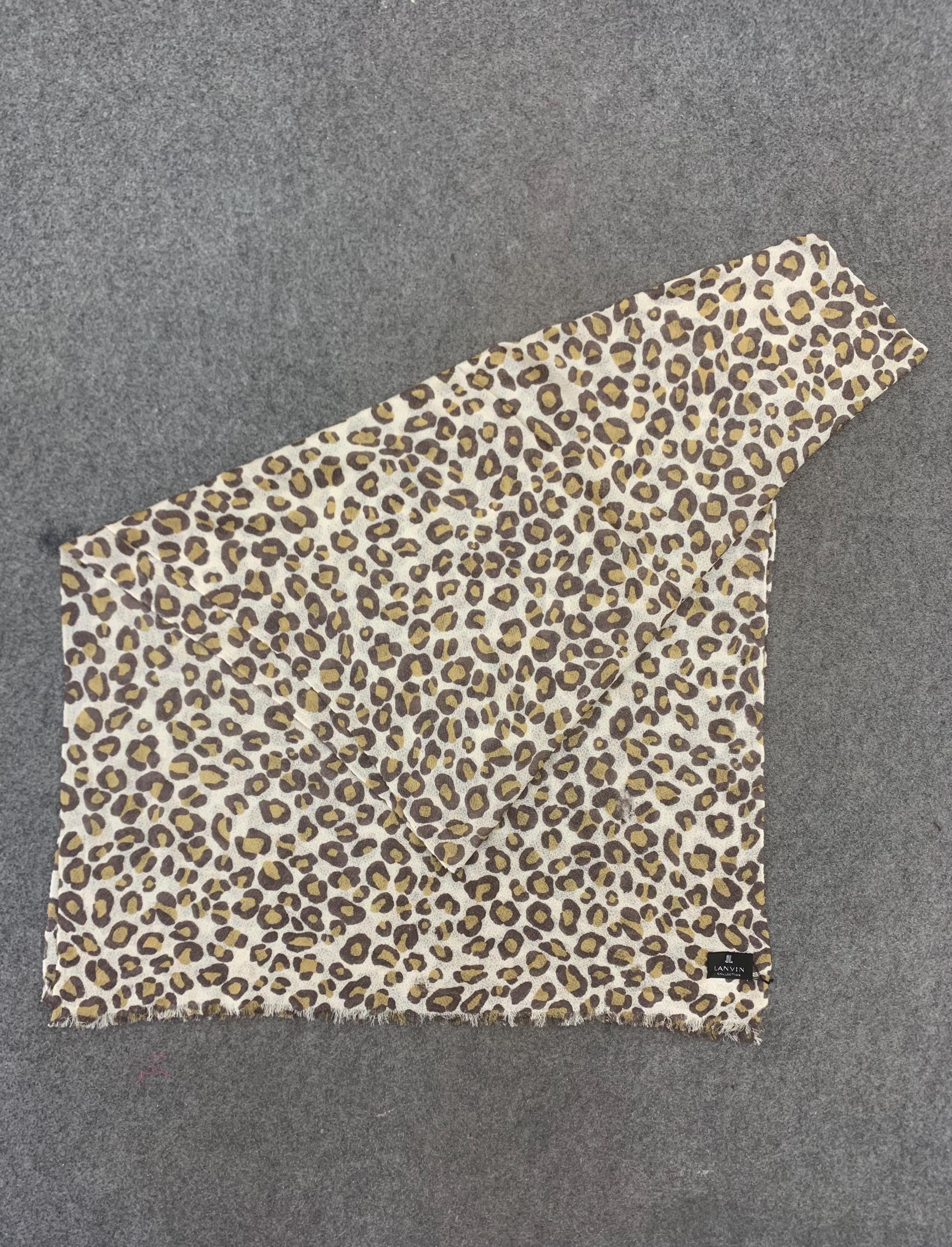 Vintage Authentic Lanvin Stole Scarf Muffler Accessories
