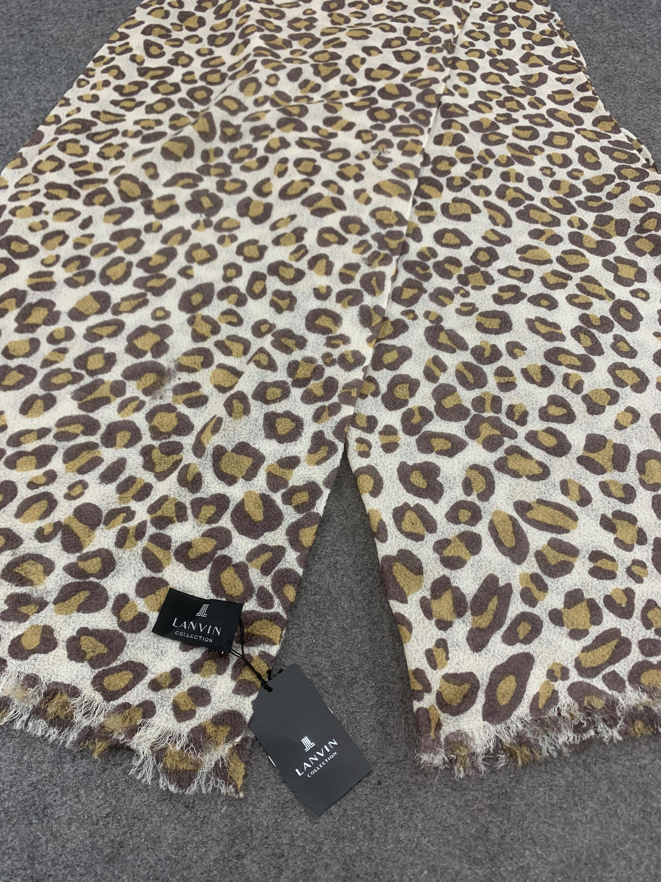 Vintage Authentic Lanvin Stole Scarf Muffler Accessories