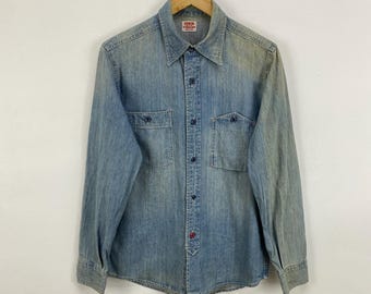 Vintage Jeans Edwin Button Up Long Sleeve