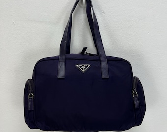 Vintage Prada Schultertasche Nylon Multi Pocket