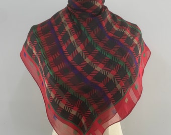 Vintage Givenchy zijden sjaal, vintage Givenchy bodywrap, vintage Givenchy babushka, vintage Givenchy halskleding, vintage Givenchy-sjaal
