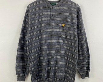 Blusa de moletom vintage Lyle & Scott dos anos 90