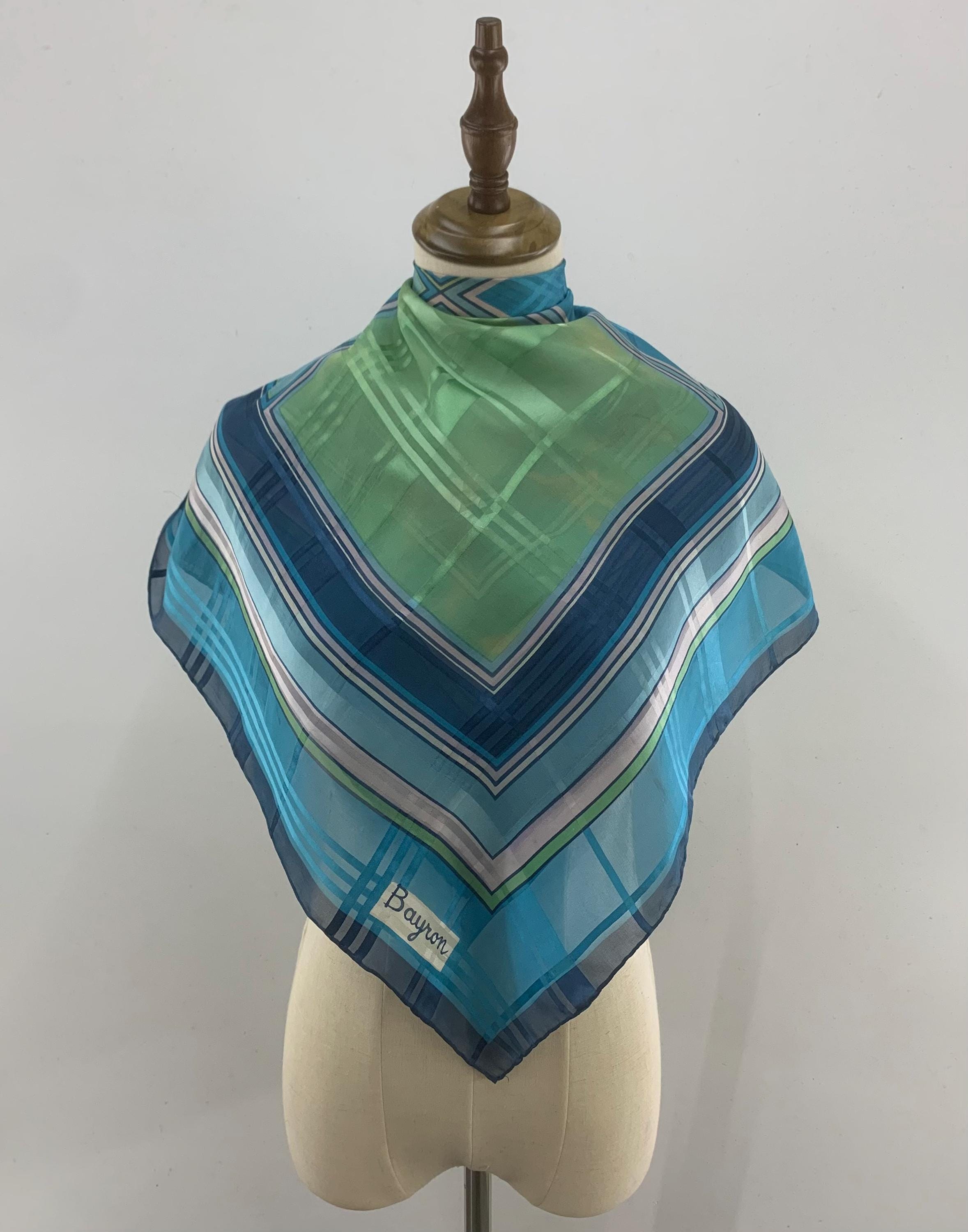 Foulard/Carré/Shawl★Foulard BAYRON ★soie 100% -hand rolled