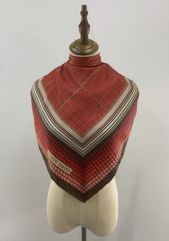 カミエルフォートヘンス SHAWL VINTAGE SILK スカーフ 70% Cashmere & 30% Silk Wrap Scarf Carriage Vintage Print