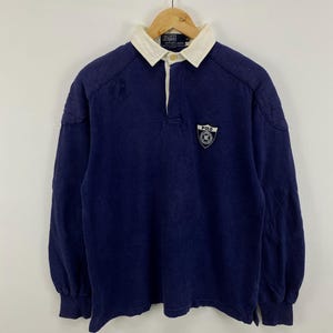 Vintage Polo Ralph Lauren Long Sleeve Rugby Sweater Sweatshirt