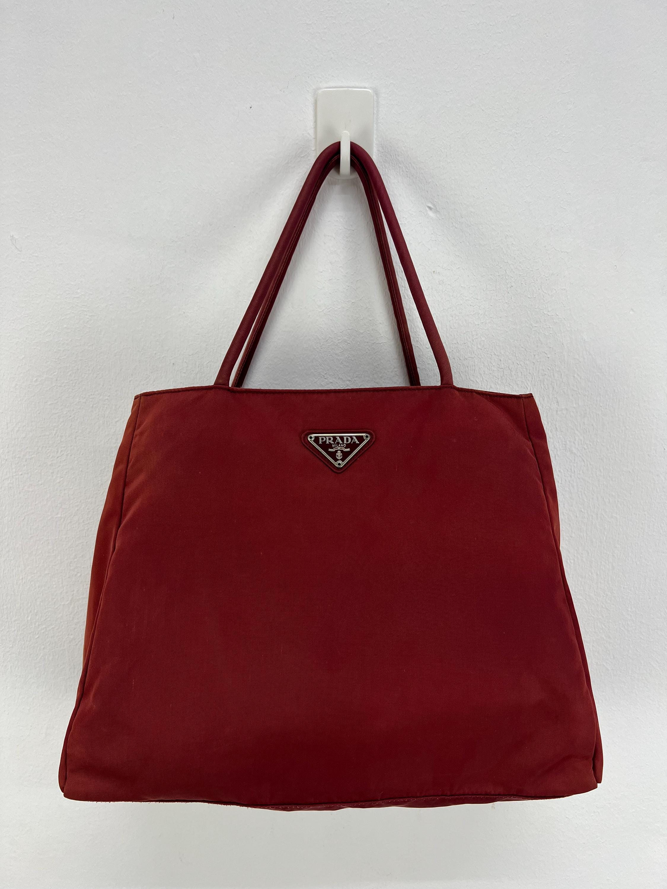 Vintage Authentic Prada Mini Tote Bag Nylon Vintage Prada