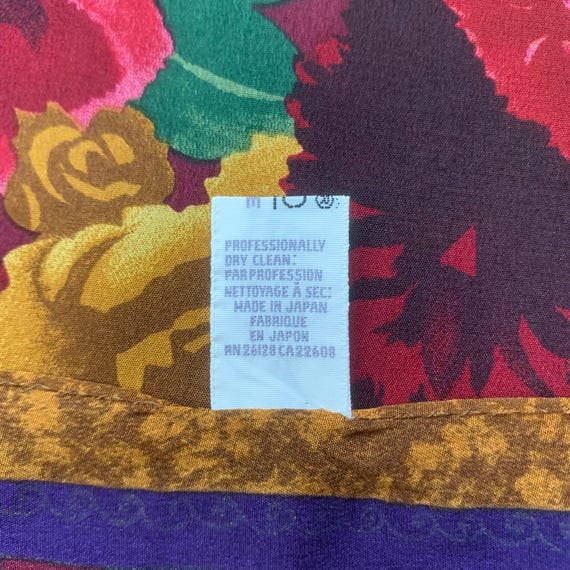 Vintage Echo Authentic Square Scarf Babushka Body… - image 9