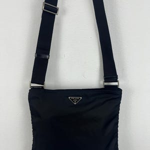 Vintage Authentic Prada Mini Sling Bag, Vintage Prada Cross body Bag