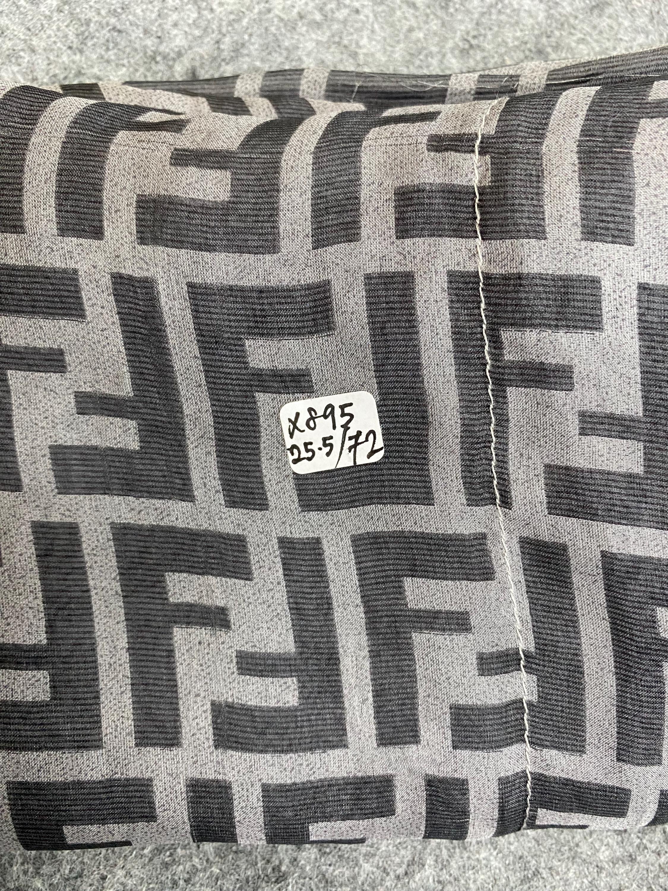 Vintage Fendi Monogram Zucca Silk Muffler Scarf Wrap Neckwear - Etsy