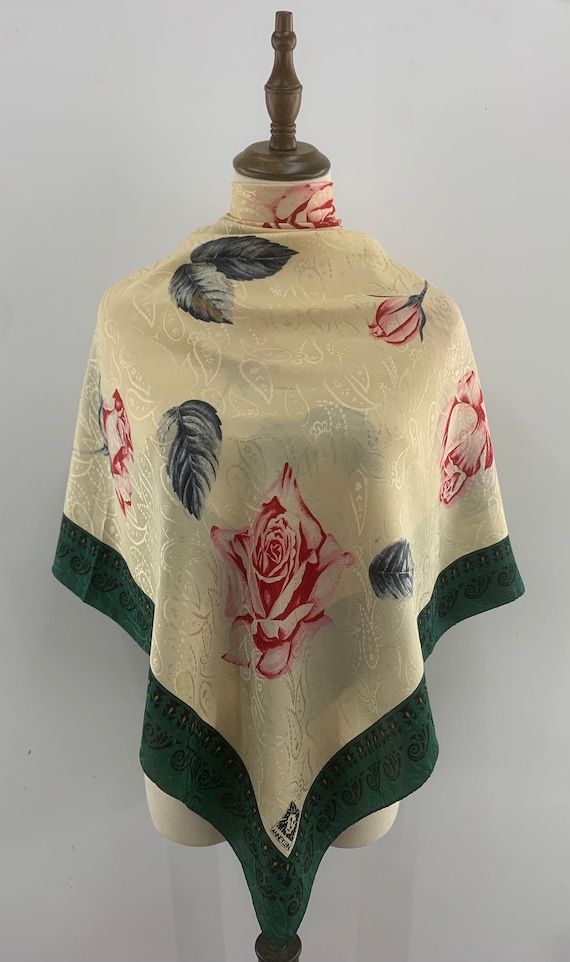 Vintage Anne Klien Scarf, Vintage Anne Klien Babushka  display picture 2