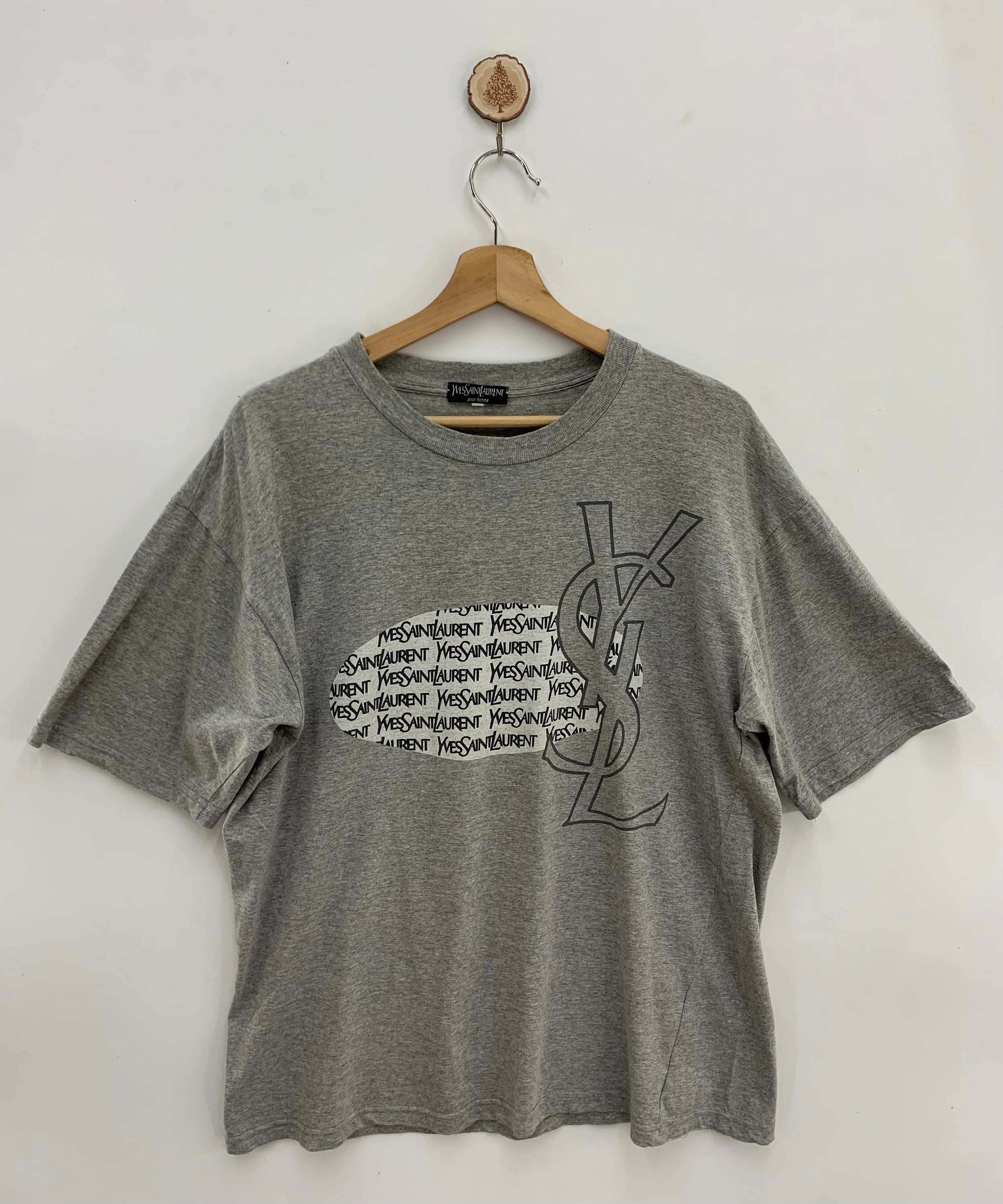 トップス 80s yves saint laurent shirts archive Vintage YSL Shirt, Vintage Yves Saint Laurent Logo Shirt - Etsy