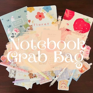 Kawaii Schreibwaren Mystery Grab Bag | 35-50 Stück | Geburtstagsgeschenk, Journal Zubehör, Pen Pal Kit, Schreibwaren Geschenk, Niedliches Schulzubehör