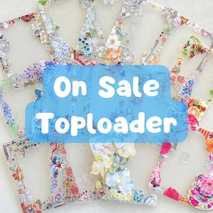 ON SALE - Decorated Toploader for KPOP & Anime Photocards, Polaroids / Photo Display