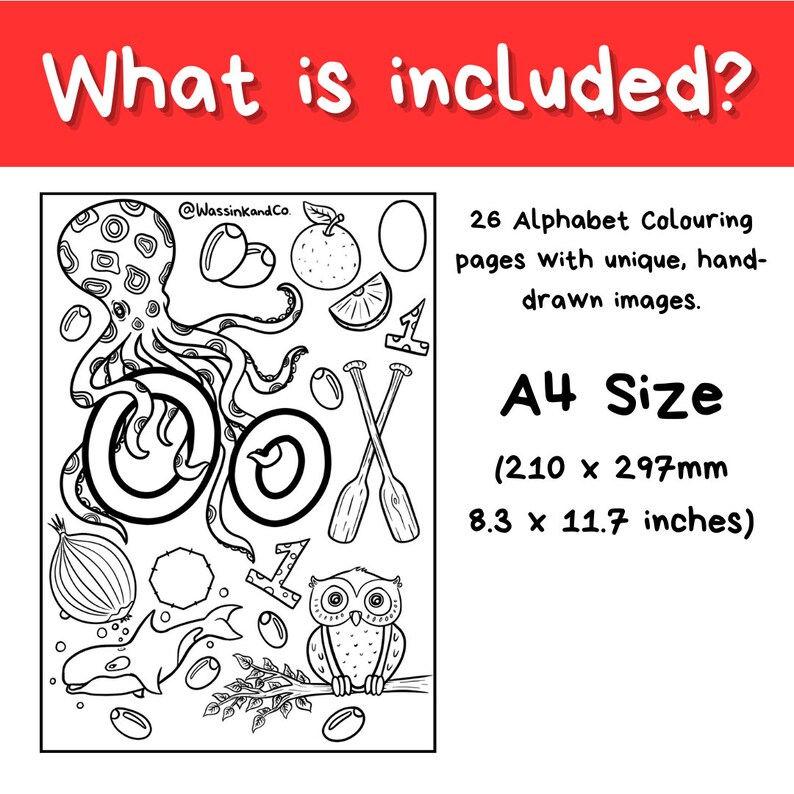Alphabet Colouring Pages Printable ABC Colouring Pages Kids Colouring ...