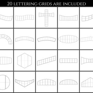1290 Gothic lettering stamps, Procreate fonts for Tattoo & Streetwear design, Procreate calligraphy kit