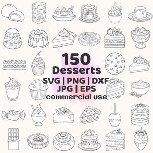 Pakiet 750 zdjęć SVG z jedzeniem i napojami dla odzieży kuchennej, wektorów z owocami i warzywami, pakiet śniadaniowy PNG zdjęcie 3