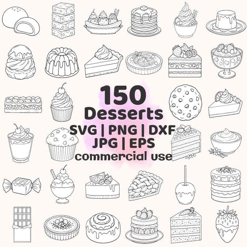 Pakiet 750 zdjęć SVG z jedzeniem i napojami dla odzieży kuchennej, wektorów z owocami i warzywami, pakiet śniadaniowy PNG zdjęcie 3