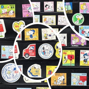 Snoopy Japan Stamp Set - Etsy