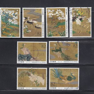 Serie Naturaleza de Japón: sellos postales antiguos usados sobre conservación y protección de la naturaleza, fuera de papel, para artistas, manualidades, álbumes de recortes...
