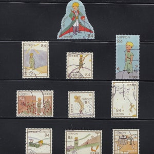 Japan Le Petit Prince - Kleiner Prinz feine gebrauchte Stempel - für Künstler, zum Basteln, Scrapbooking...