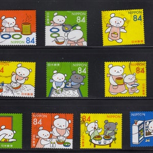 10X ジャパン スタンプ キッズ 絵本 - アーティスト、クラフト、スクラップブッキング用のオフペーパー スタンプ...