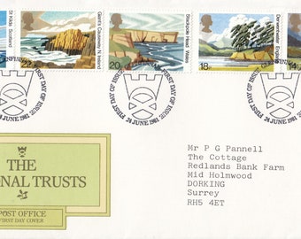 UK First Day Cover, 1981 National Stamps