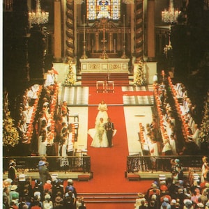 Carte postale du mariage royal du prince/roi Charles Diana en 1981, série souveraine en Angleterre - pour artiste, création manuelle, projet de scrapbooking
