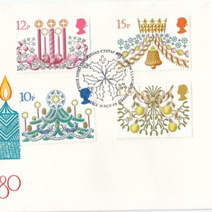 Great Britain / UK First Day Covers Vintage 1980s, multiple lot - Christmas
