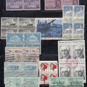 Used  stamps --US - off paper--- multiple lots -- vintage- off paper - for artist, crafting, scrapbooking...
