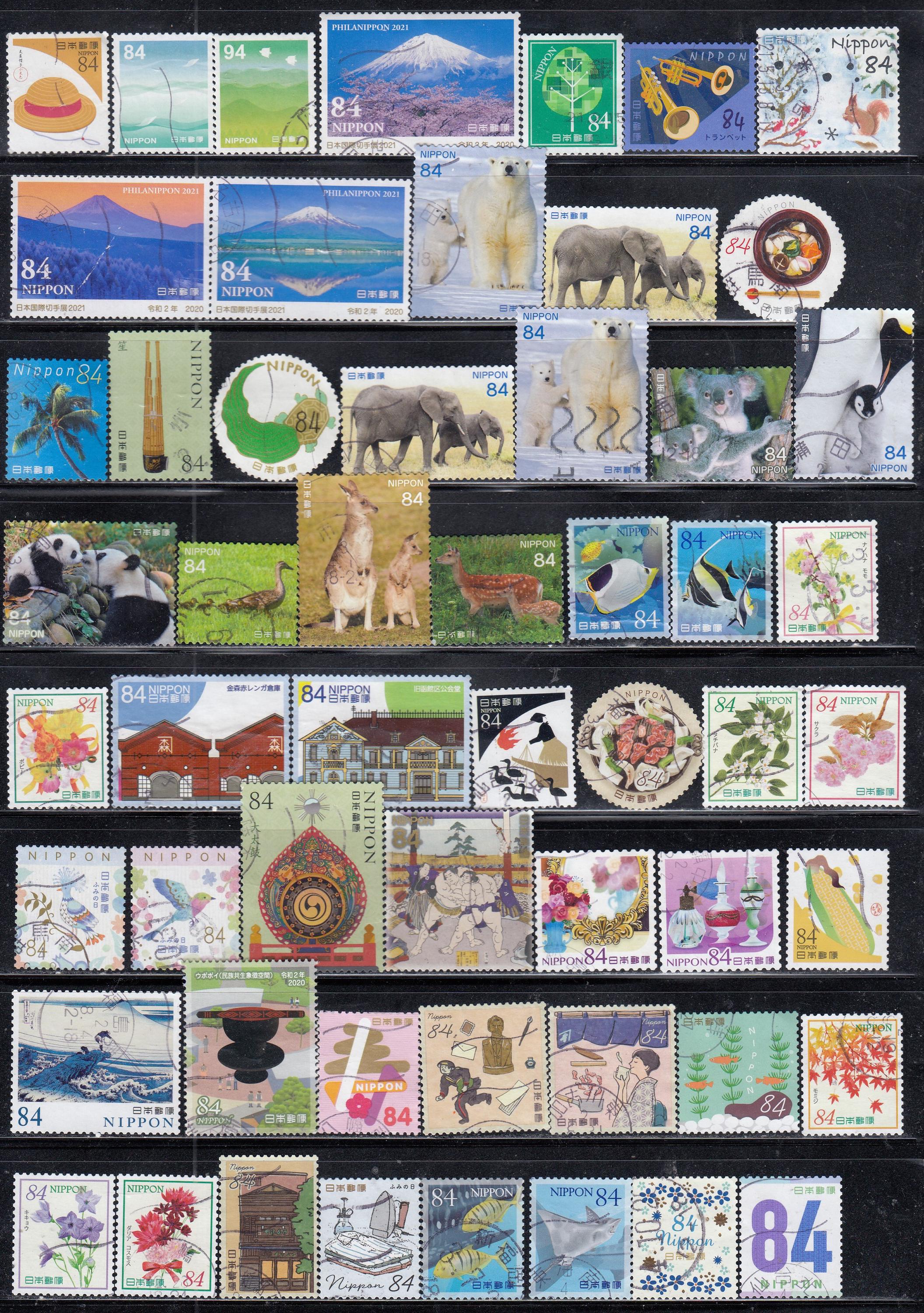 Japanese Postage Stamps: Used, All Different, off Paper - Etsy