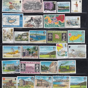 Mapa mundial: lotes de sellos postales antiguos usados, fuera de papel, todos diferentes, para artistas, manualidades, álbumes de recortes...