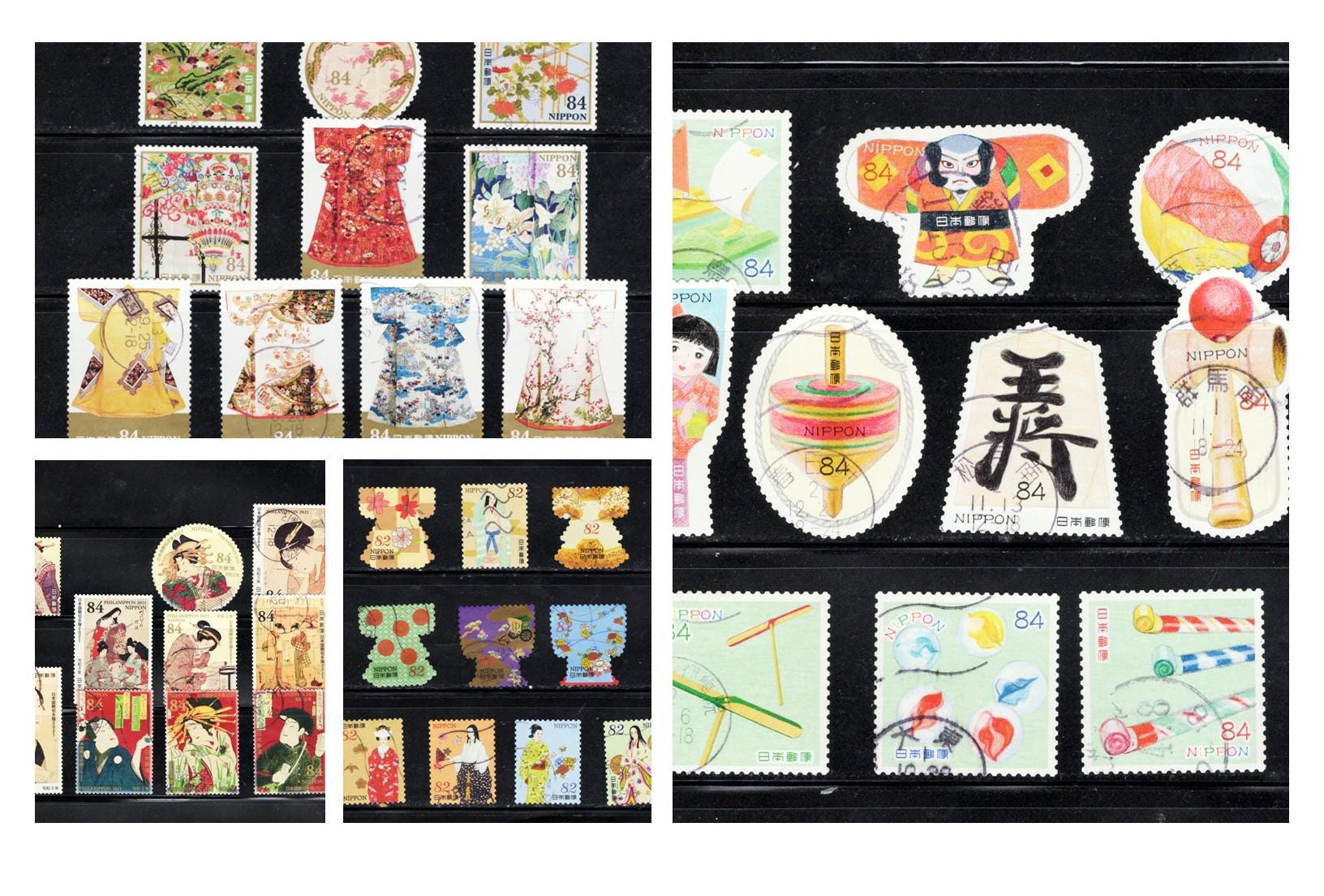 日本の着物切手：美術品コレクション - Etsy 日本