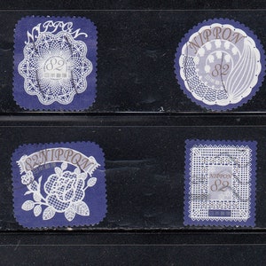 Japan      fine used stamp collection- for artist, crafting, scrapbooking.