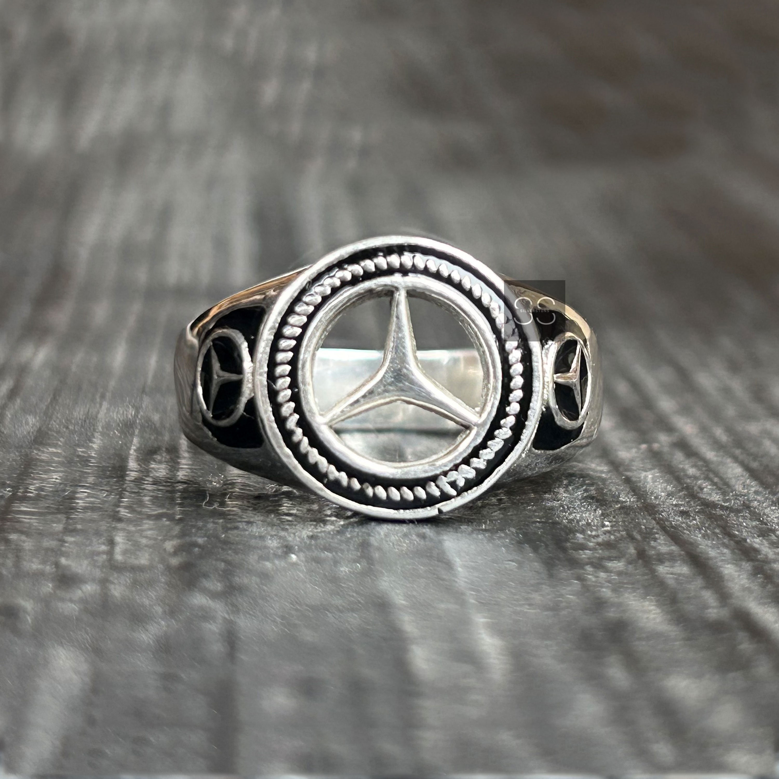 Auto Logo Schlüsselanhänger Ring 3D Chrom Metall Auto Schlüsselanhänger  Schlüsselanhänger Ersatz Kompatibel mit Für Mercedes Benz Zubehör Familie  Geschenk für Mann und Woma