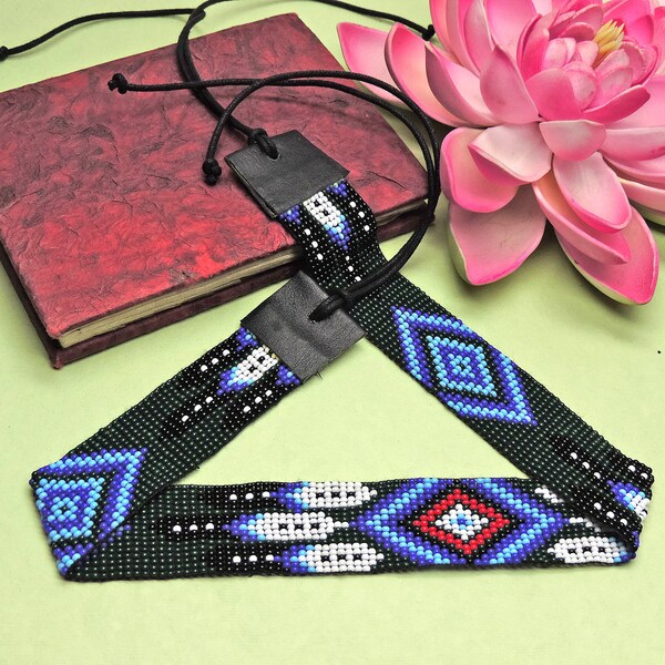 Beaded Hat Band Etsy