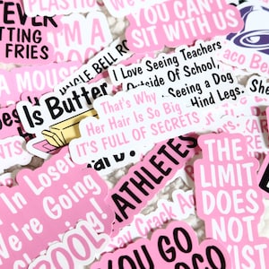 10/30/50PCS American TV Drama Mean Girls Stationery Stickers for