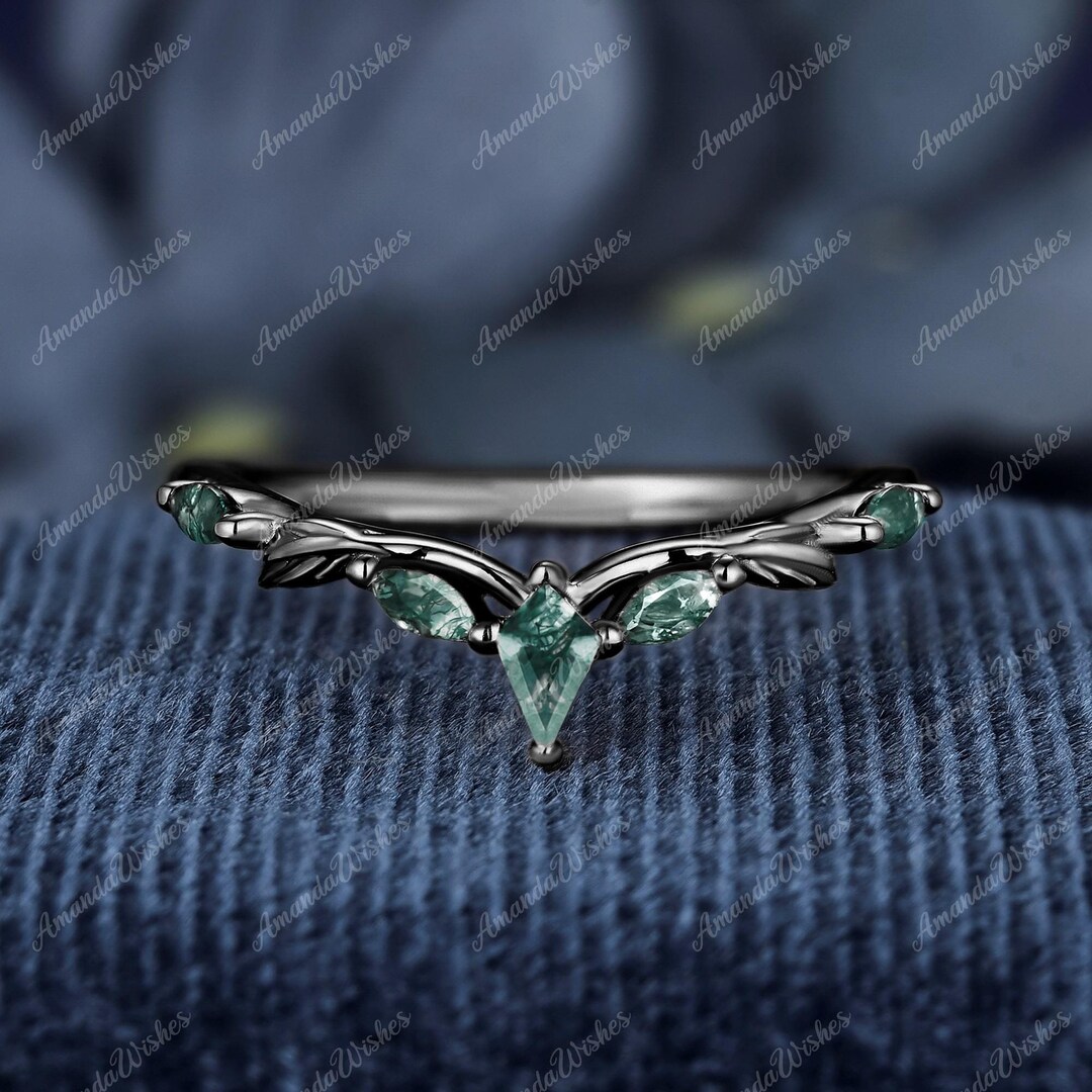 agete silver ring 指輪 «Leaf design» New Design Leaf Sterling Silver Black Gold Plated Ring