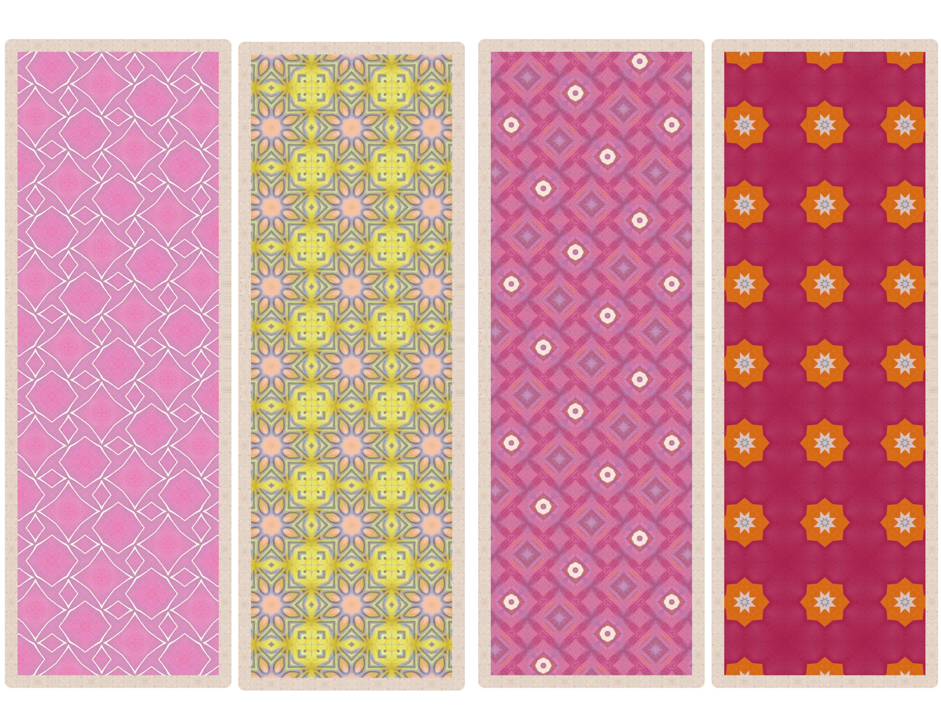 40 Fun and Funky Printable Bookmarks | 7X2 Size | Assorted Colors and ...
