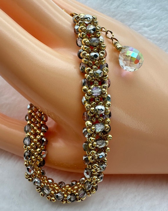 CRYSTAL BEAD NECKLACE 3 MM SPARKLED SOFT BROWN CRYSTAL BEAD NECKLACE 3 MM SPARKLED SOFT BROWN