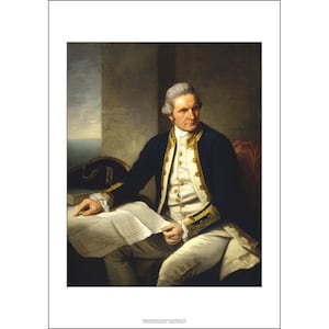 Captain James Cook 1775 – By Nathaniel Dance-Holland – Quality Reproduction Art Print – Poster Print on Satin Art Paper – 3 sizes available