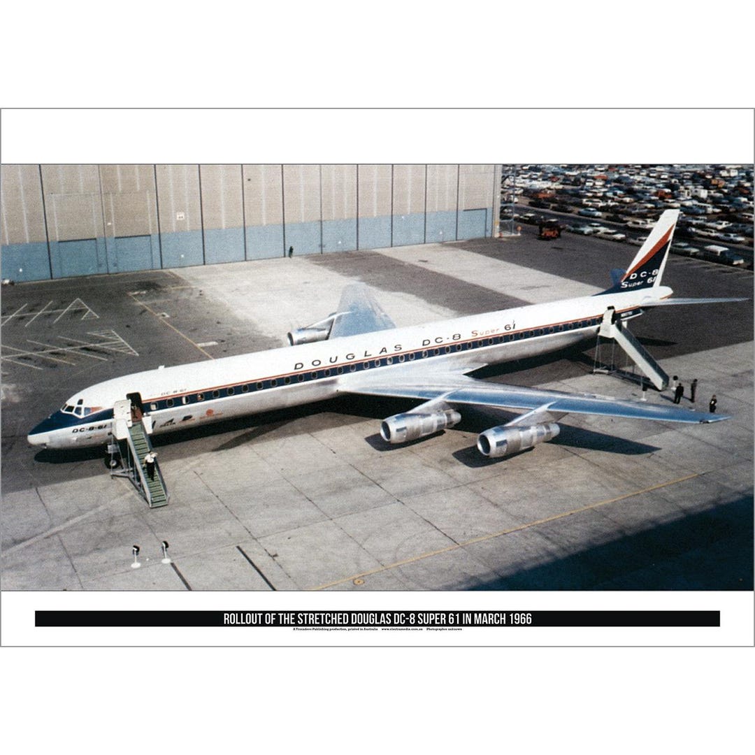 MCDONNELL DOUGLAS DC-8 SUPER 73」アートポスター 54 רעיונות של DC 8