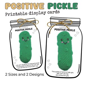 PRINTABLE Emotional Support Pickle Tags, Digital PDF, Market Tags, Display  Tags for Handmade Crochet Pickles, Gift Tags, Product Hang Tags 