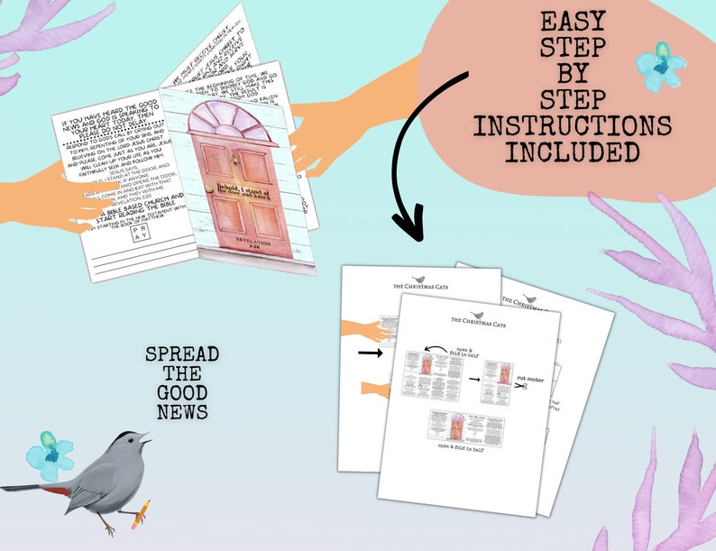 Printable Salvation Tracts Gospel Tracts Christian Tracts to - Etsy